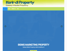 Tablet Screenshot of galaxyproperti.com